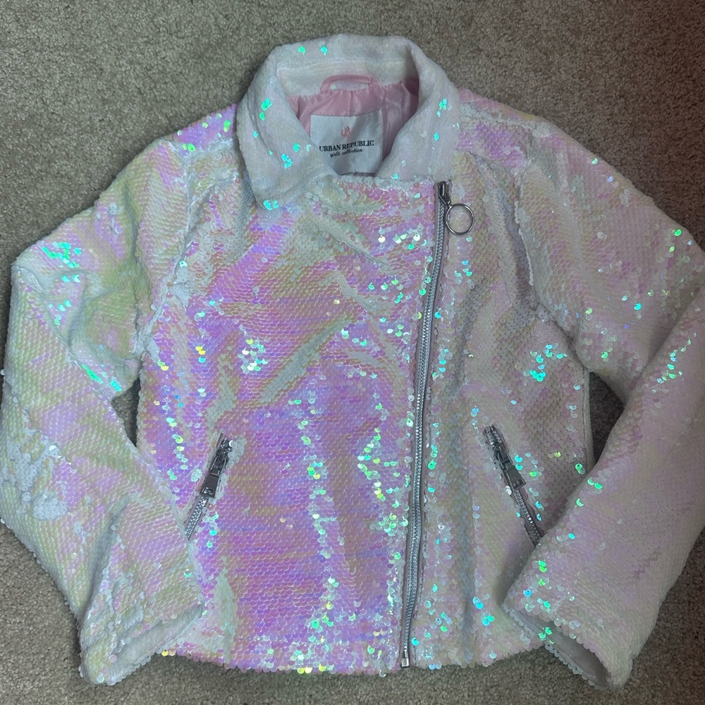 Urban Republic Pink Sequin Jacket